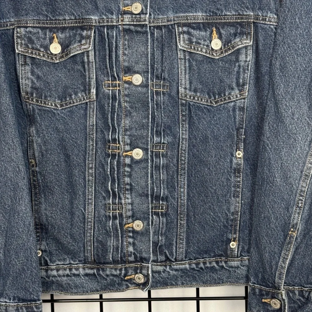 Old Navy Denim Trucker‎ Jacket Womens XL Blue Workwear Streetwear Grunge Punk